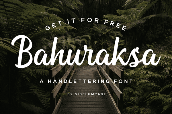 Free Font – Bahuraksa Script