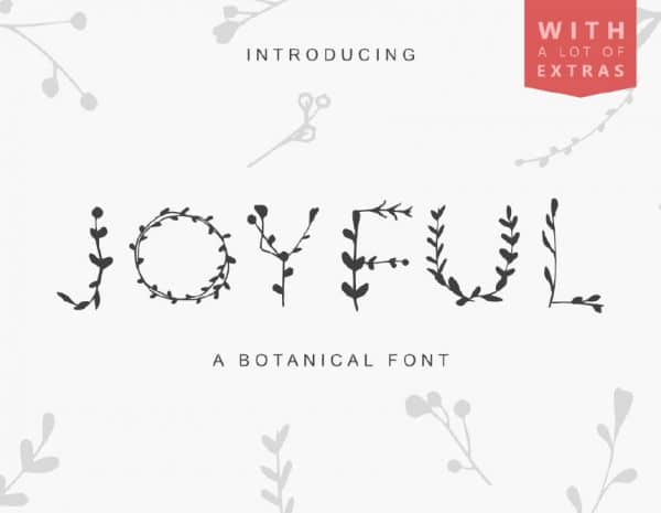 Free Font – Joyful Botans Display