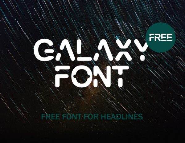 Free Font – Galaxy Display 