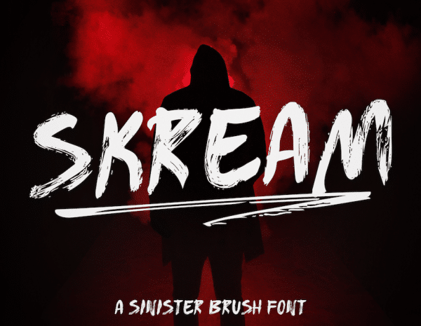 Free Font – SKREAM Rough Brush