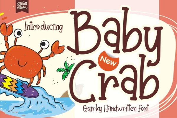 Free Font – Baby Crab Quirky 