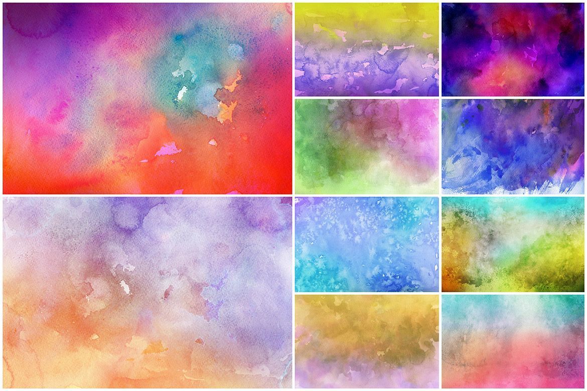 Free Colorful Watercolor Backgrounds
