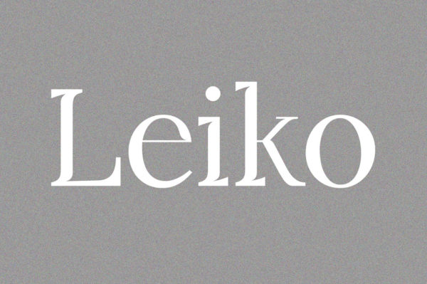 Free Font Leiko Modern Serif