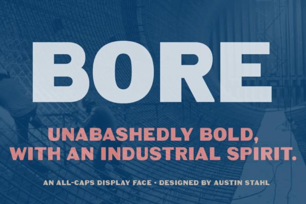 Bore - Bold Industrial Urban Font