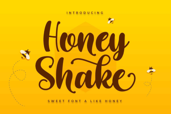 Free Font – Honey Shake Handwritten Script