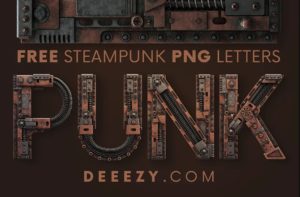 Free Steampunk 3D Lettering