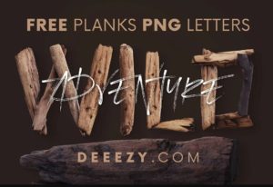 free 3d alphas wood lettering