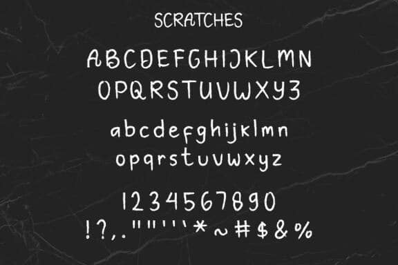 Scratches - Free Font
