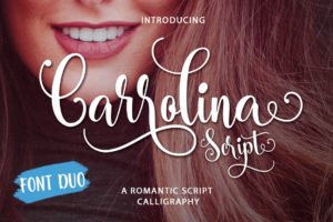 Free Font – Carrolina Script Duo