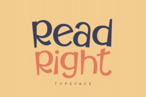Free Font – Read Right