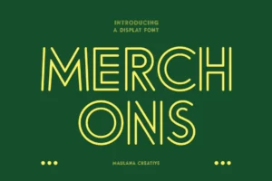 Free Font – Merchons Sans Serif Display