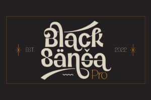 Free Font – Black Sansa Thin