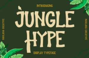 Free Display Font – Jungle Hype
