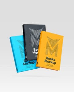 Free Mockups – Hardcover Books