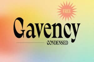 Free Font – Gavency Condensed