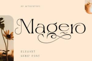 Free Font – Magero Modern Serif