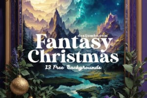 Free Graphics – Fantasy Christmas