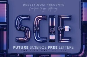 Free Lettering – Future Science 3D