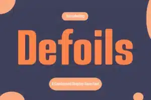 Free Font – Defoils Sans Serif